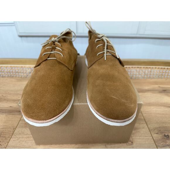 Nisolo Mens Lightweight Flex Derby Shoes Tan Leather Size 11 NIB Travel Vacation main image 7